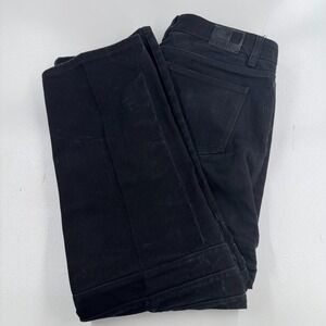 NOIZ Premium Denim Jeans MENS Black 100% Cotton Zip Close Pockets SIZE 38 x 32